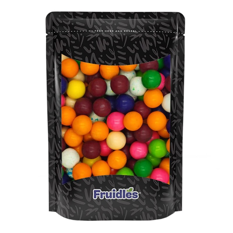 Fruidles Assorted Special Fruit Flavored Mix Gum Balls, Candy Buffet