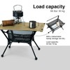 OneTigris Dipper Camping Table, Lightweight Portable Folding Table with Mesh
