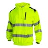 Sicalobo Men's High Visibility Safety Hoodie,ANSI Class 3 Reflective Work