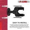 5Core Guitar Wall Mount Hanger 4Pc Hook Soft Padding Adjustable