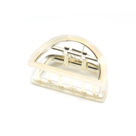 QinGoo Small Strong Firm Hair Clip White Hair Clip Hair Claw Hair Accessory Cute Korean Women 1 Piece (2.0 x 1.1 inches (5.2 x 2.8 cm), White)