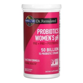 Probitico Garden Of Life para 50 mil millones de mujeres, 30 cpsulas, sabor estadounidense, sin sabor                                                 