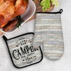 Mingnei Welcome to Our Camper Camping Rv Kitchen Oven Mitts