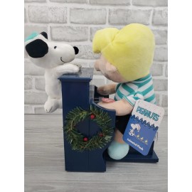 Peanuts Ruz Animated Snoopy and Schroeder Playing Piano NEW!