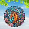 Horse Yard and Garden Wind Spinner, Unique 3D Hanging Horse Wind Spinner