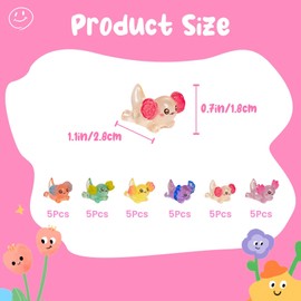 FEXIA 30pcs Mini Resin Axolotl Figurine Mini Resin Animals to Hide Tiny Small Figures Glow in The Dark Luminous Charm Ornament for DIY Craft Garden Landscape Dollhouse Potted Plants Decorations