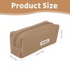 YALiya Corduroy Fabric Pencil Case Portable Storage Bag Pencil Case