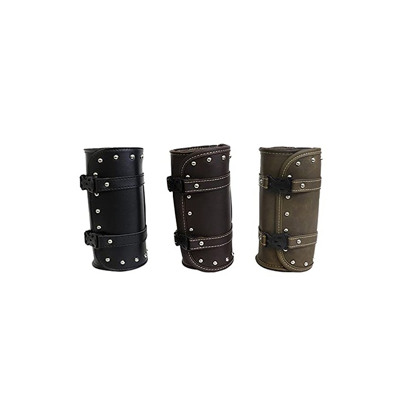 Motorcycle Mini Tool Bag Synthetic Leather Cylindrical [Black・Brown・Dark Brown]/Magna/Virago/DS/Touring/American/Small Items