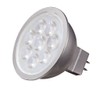 Satco S9499 6.5W MR16 LED Light Bulb, Silver Back, GU