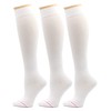 Dr. Motion 3 Pairs Therapeutic Graduated Compression Women's Knee-hi Socks