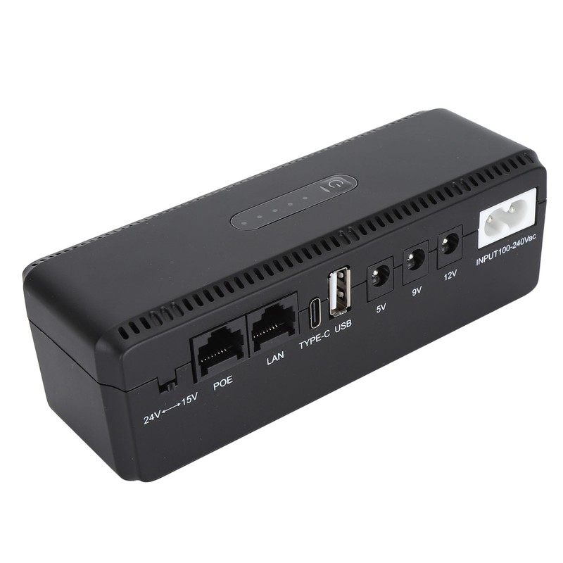 8800mAh UPS Battery Backup POE 15V 24V Port USB 5V