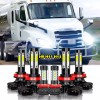 CHUSYYRAY For Freightliner Cascadia Combo 6x H11 LED Headlight Bulbs+Fog