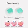 Ultrasonic Skin Scrubber Face Cleaning Vibration Massage Home Beauty MachinePink