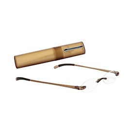 SAV Eyewear Unisex-Adult Flexi Lights 5000 Brown Reading Glasses, 1