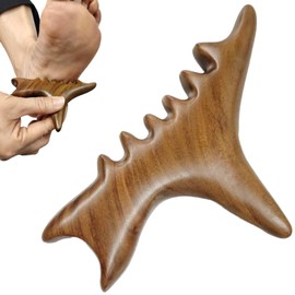 KINTEGOOD Wooden Foot Reflexology Massager Acupressure Gua Sha Tool