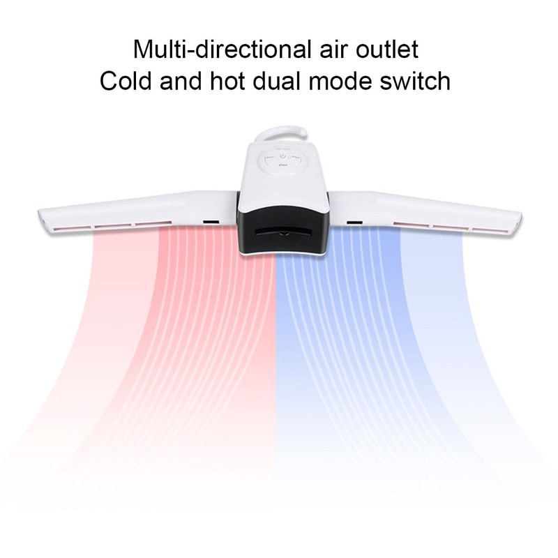 Portable Electric Clothes Drying Rack Folding Laundry Shoes Dryer Hanger