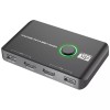 Jancane 4K KVM Switch HDMI 2 Port Box, USB HDMI