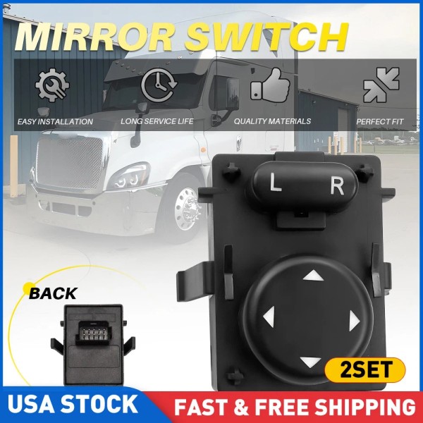 Unbranded 2x Power Master Mirror Switch #15829700SR Fits For 2008-17
