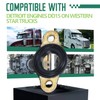 Puruoda Set of 6 Fuel Injector Line Passthrough Seals Compatible