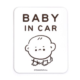 TSUMUPAPA BABY IN CAR Car Magnet