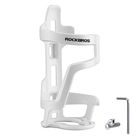 ROCKBROS Bike Water Bottle Holder Lightweight Bottle Cage Slide Entry Bicycle Cup Holder Adjustable Drink Holder Rack for MTB Road Bike