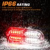 LINKITOM 4pcs Ultra Slim Sync Feature 24-LED Car Truck Surface