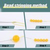TRKETK 6 Pcs Beading Needles Set with Needle Bottle 3