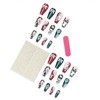 Vopintpy Christmas Press on Nails Long Square Fake Nails Elk