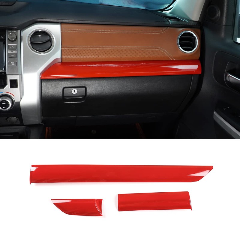 LLKUANG Central Control Dashboard Panel Decorative Panel Cover Compatible with