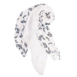 Domiva Set of 3 White Bamboo Muslin Squares + 2 Compression Springs 60 x 60 cm (3 Pack)