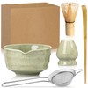 Lighterday Matcha Set,Ceremonial Matcha Kit with Bamboo Matcha Whisk Matcha