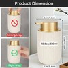 Segbeauty Foam Soap Dispenser Refillable, 10.8oz Ceramic Foaming Hand Wash
