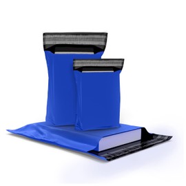 UK SUPPLIES LIMITED Pack of 50 Blue Colored Mailing Bags with Waterproof, Strong Peel & Seal Envelopes,Parcel Bags for Posting Clothes (Large (12"x16" / 305x405mm))