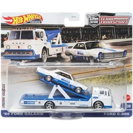 Hot Wheels Collector, Ford C-800 with Ford Galaxie, Vehículo de colección de 18 años en adelante