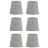 6Pcs Lampshade Modern Light Cover Fabric Inner Film European Style