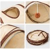 Collapsible Cat Tunnel for Indoor Cats - Foldable Play Tube