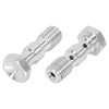 X AUTOHAUX 2 Pieces Metric Thread Double Hollow Screw M10