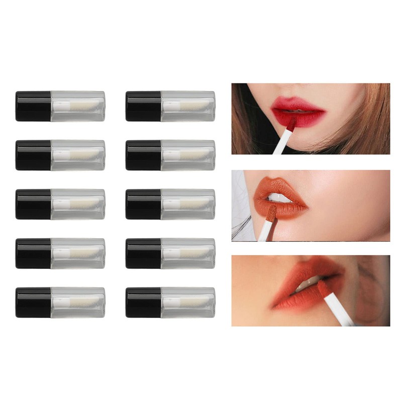 10pcs 1.2ml Empty Lip Gloss Containers Tubes Refillable Lip Balm