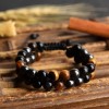 Unbranded Triple Protection Tiger Eye Hematite Obsidian Beaded Healing Women
