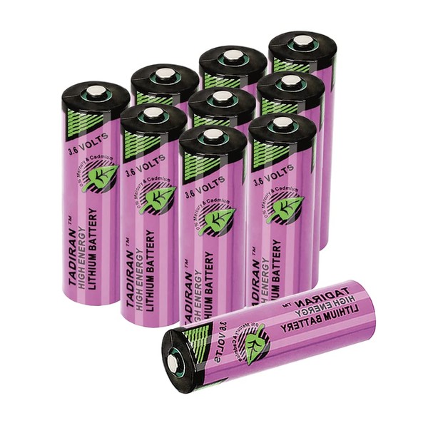 STEPMAX 10 Pack Tadiran TL-5903 ER14500 AA PLC Lithium Battery,3.6V