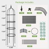 Kelived Garden Obelisk Trellis for Climbing Plants Adjustable, Rustproof Plastic