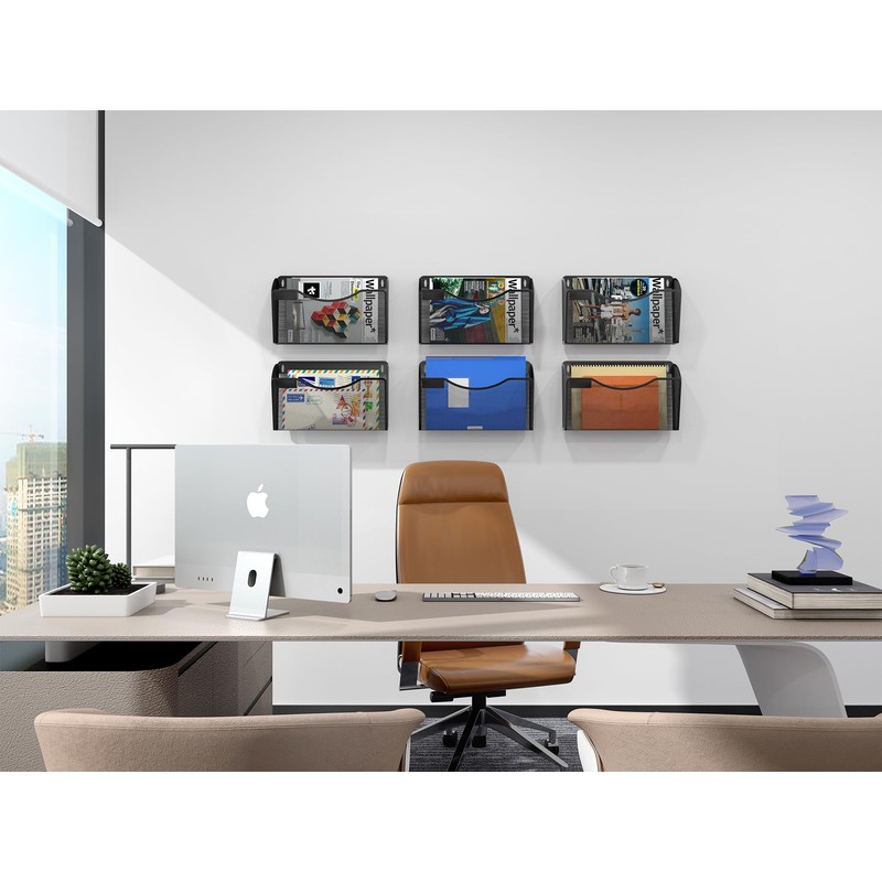 EasyPAG 1 Pocket Landscape A4 Mesh Hanging Wall Mounted File