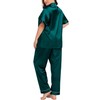 SWOMOG Plus Size Silk Pjs for Women Satin Pajamas Bridal