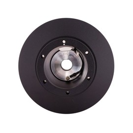 NRG Innovations NRG-SRK-F50H Steering Wheel Quick Release Short Hub Adapter 6 X 70mm Bolt Pattern, Retain Horn & Turn Signals, Black Body, Comes with Resistors, Compatible With 2007+ Fiat 500