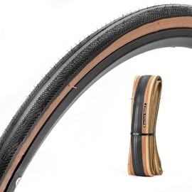 CATAZER 700x25c Bike Folding Tires Clincher Tire 60 TPI Foldable Replacement Tires for Road Bicycle (Retro)