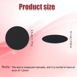 60pcs Replaceable Sandpaper Discs, Fine & Coarse Grits Sandpaper Refill Pads Sand Paper Foot File Electric Heel Sander Replacement Discs for Pedicure Disc & Electric Foot Remover