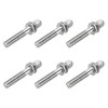 sourcing map Drum Tension Rods M6 x 30mm for Bass