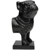 Livevie Pug Figure Decorative Bookends, Heavy Duty Metal Non-Skid Bookends
