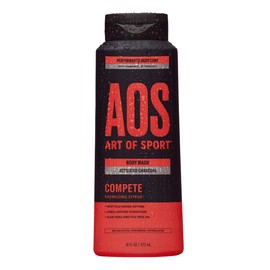 Art of Sport Men’s Body Wash, Charcoal Activated Shower Soap, Citrus Fragrance, Made with Natural Botanicals, Moisturizing Tea Tree Soap, Made for Athletes, Compete Scent, 16 fl oz (Pack of 1)