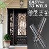 Weldable Hinges, 4PCS Weld On Hinges Heavy Duty, Carbon Steel